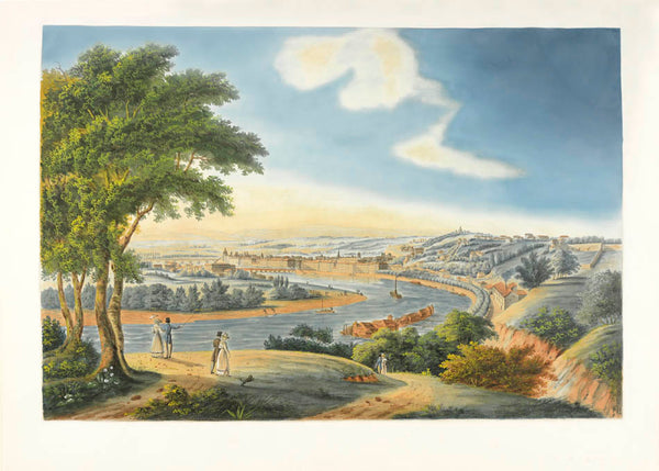 View of Lyons and the Rhône,
