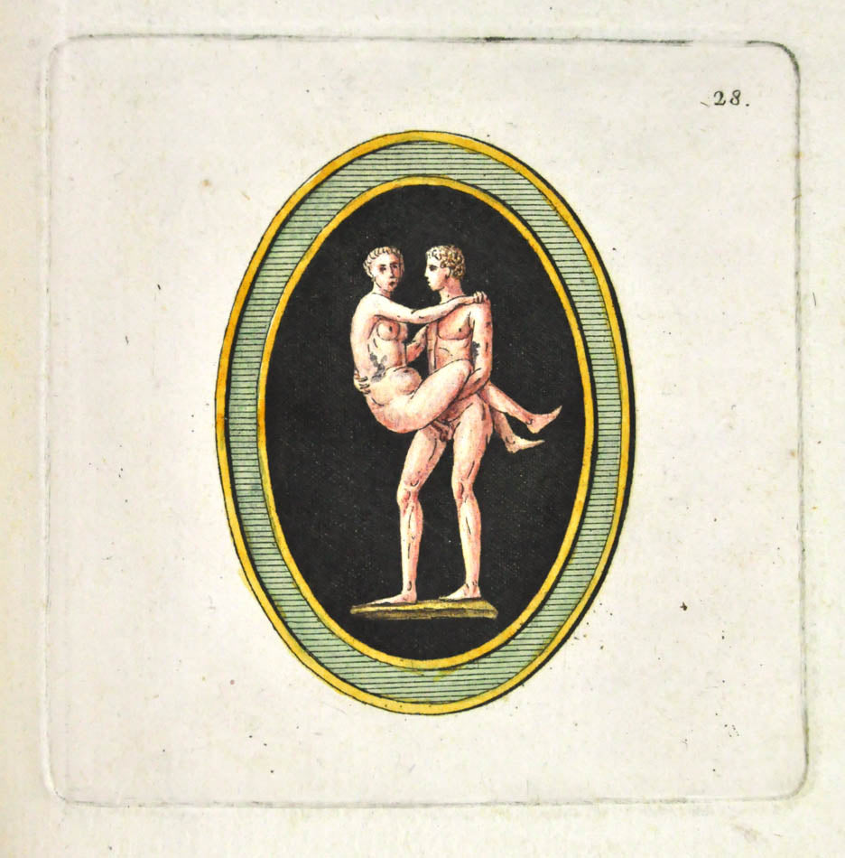 Hancarville catalogued Sir William Hamilton's collection of ancient vases in Naples from which it is likely he took some inspiration for these images