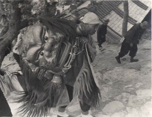 Lion Dance Preparation, China.