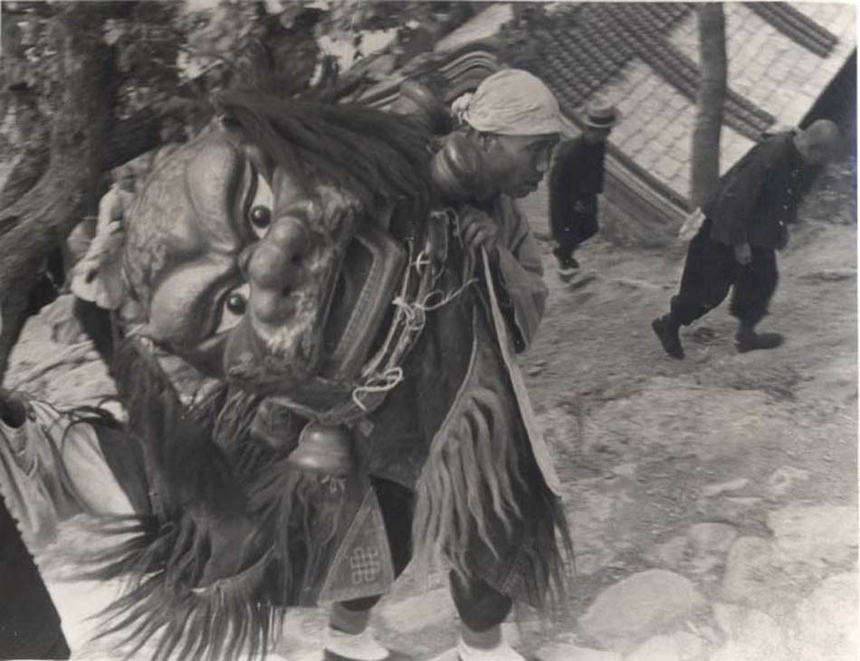 Lion Dance Preparation, China.