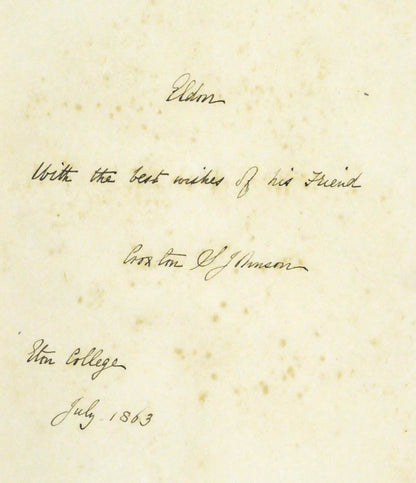 Fine example, handsomely bound, of the first edition of the famous Victorian novelist's account of Jamaica and the West Indies in 1860.