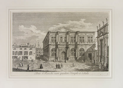 Area S. Rocchi cum ejusdem Templo et Schola.