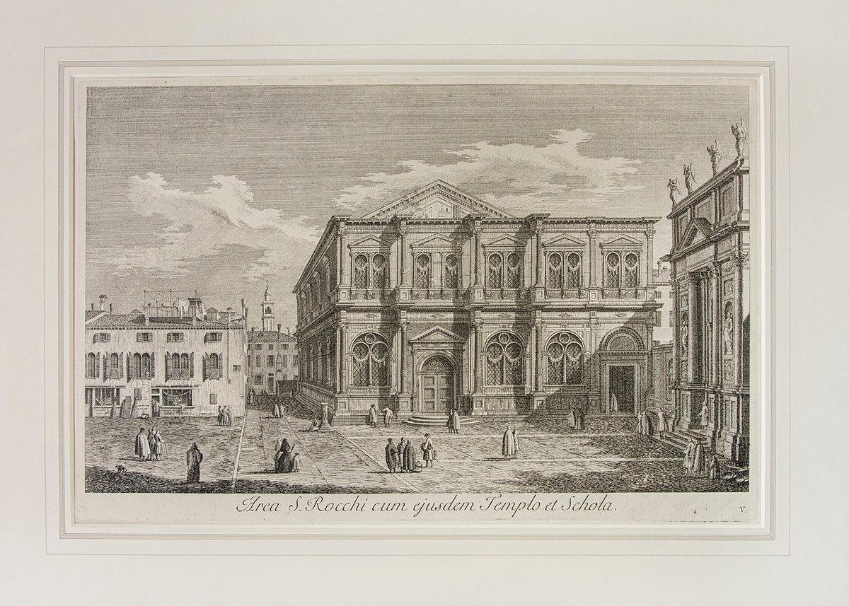 Area S. Rocchi cum ejusdem Templo et Schola.