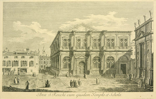 Area S. Rocchi cum ejusdem Templo et Schola.