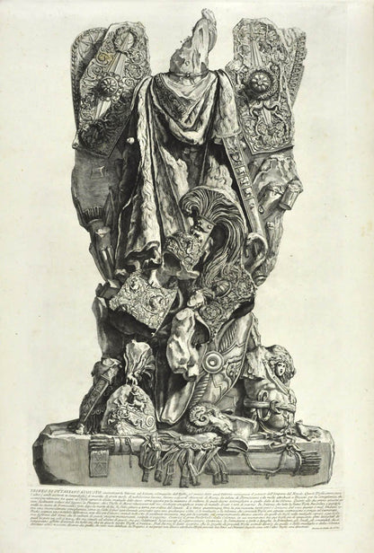 Pair of etchings from 'Vasi' by Giovanni Piranesi, printed in Rome in 1791.