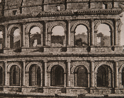 View of the Colosseum.