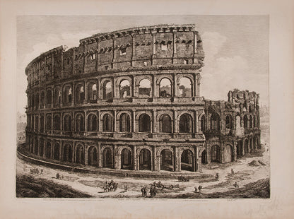 View of the Colosseum.