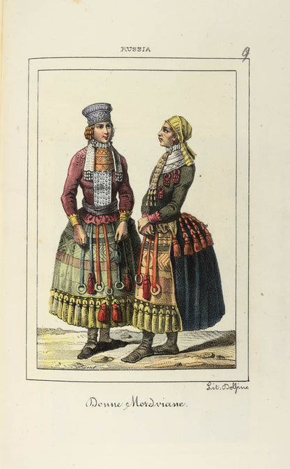 95 plates on russia including 10 hand-coloured, with the appendix volume on armenia, crimea and the caucasus 