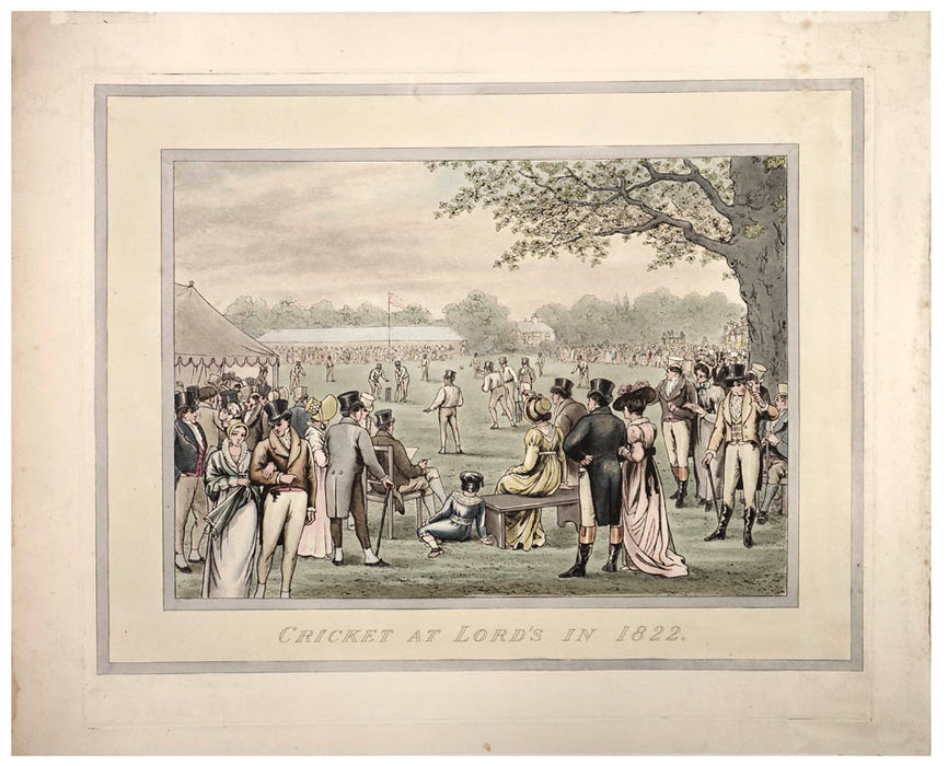 Cricket at Lord's in 1822.