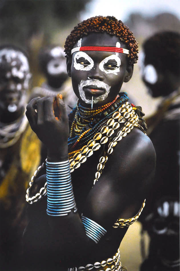 [Young Karo Woman].