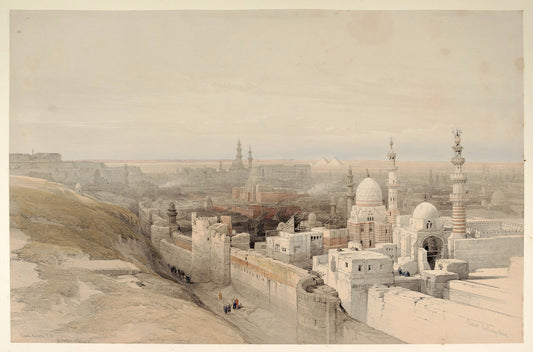Original hand-coloured lithograph on fine paper mounted on card as issued from the subscription edition of Roberts' Egypt and Nubia.