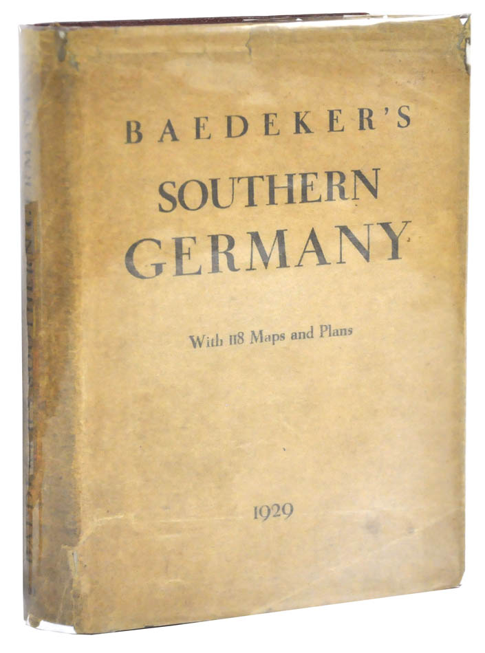 Last English edition of Baedeker's Southern Germany.
