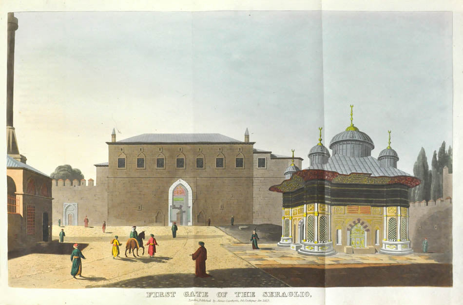 Fine colour plates of Athens and Constantinople