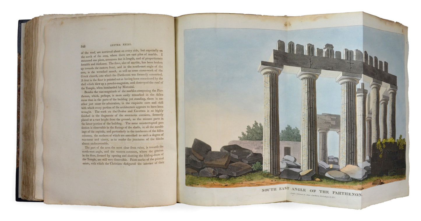 Fine colour plates of Athens and Constantinople