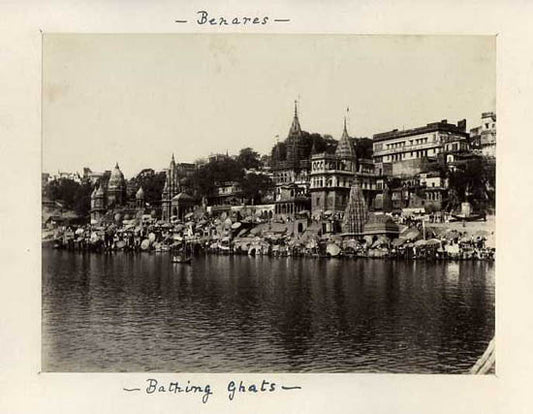 Bathing Ghats, Benares.