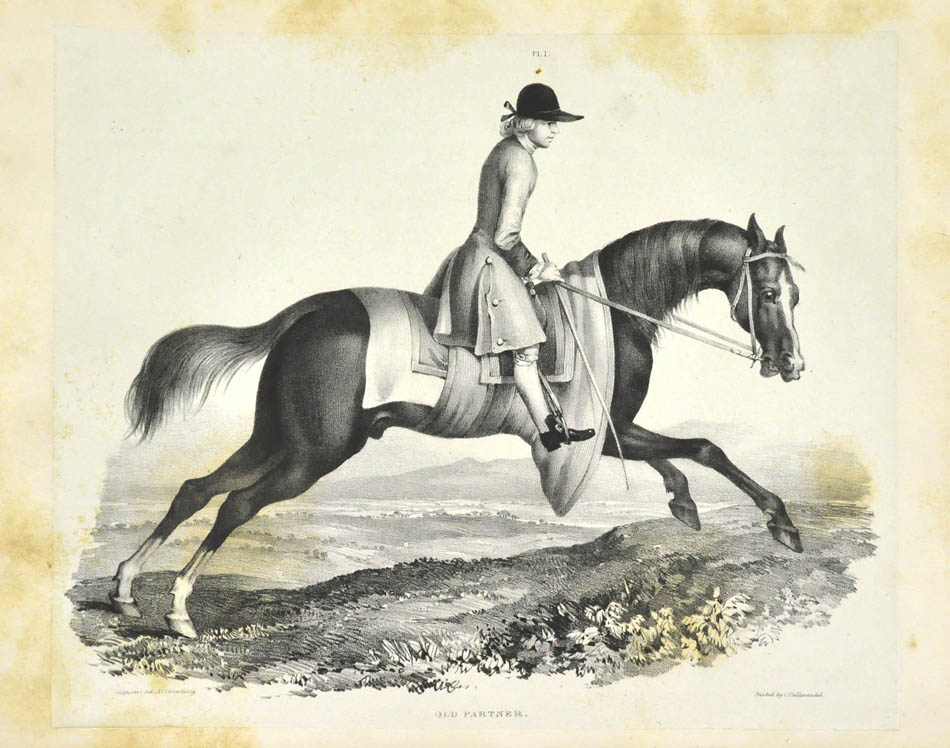 First edition, London, 1836, 18 lithographed plates of horses by Gauci & Chalon after Stubbs, Marshall etc. and printed by Hullmandel, all on india paper.