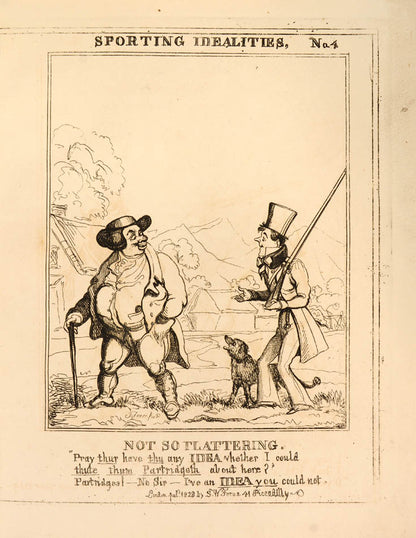 A rare series of humorous designs with impeccable provenance, from the collection of Schwerdt and Prince Henry, Duke of Gloucester.
