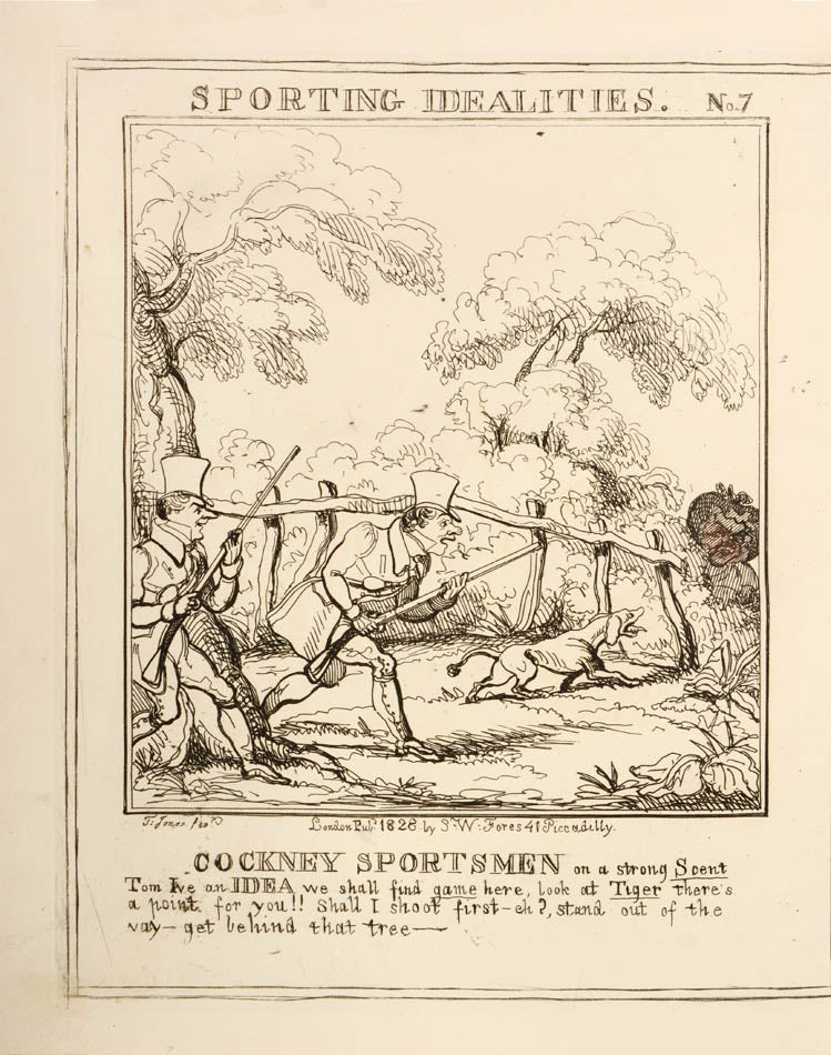 A rare series of humorous designs with impeccable provenance, from the collection of Schwerdt and Prince Henry, Duke of Gloucester.