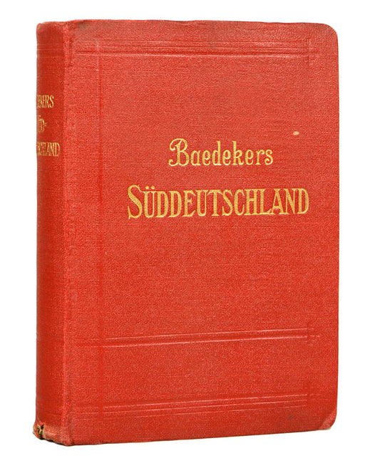 thirty-third edition of Baedeker's Suddeutschland, published in 1929.