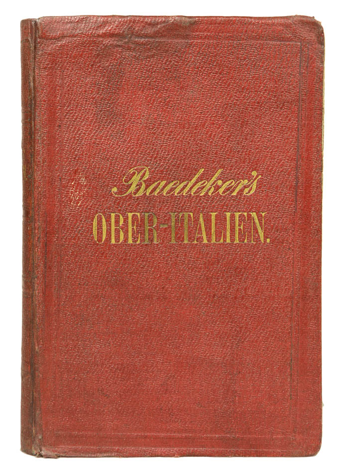 Seventh edition of Baedeker's Ober-Italien published in 1874.