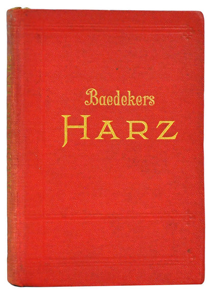 Second edition of Baedeker's Harz und Sein Vorland, published in 1925.
