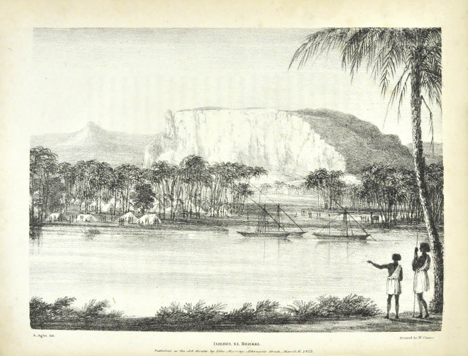Dressed as Turks and accompanied by an Irishman, James Curtin, two Maltese, and a setter dog named Anubis, they ascended the Nile as far as Meroe