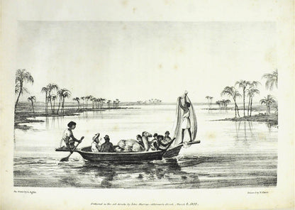 Dressed as Turks and accompanied by an Irishman, James Curtin, two Maltese, and a setter dog named Anubis, they ascended the Nile as far as Meroe