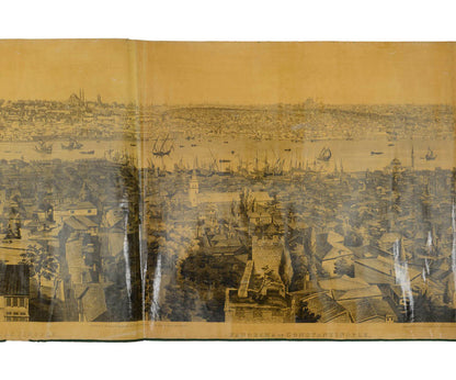 A magnificent panorama, over 4 metres long, varnished.