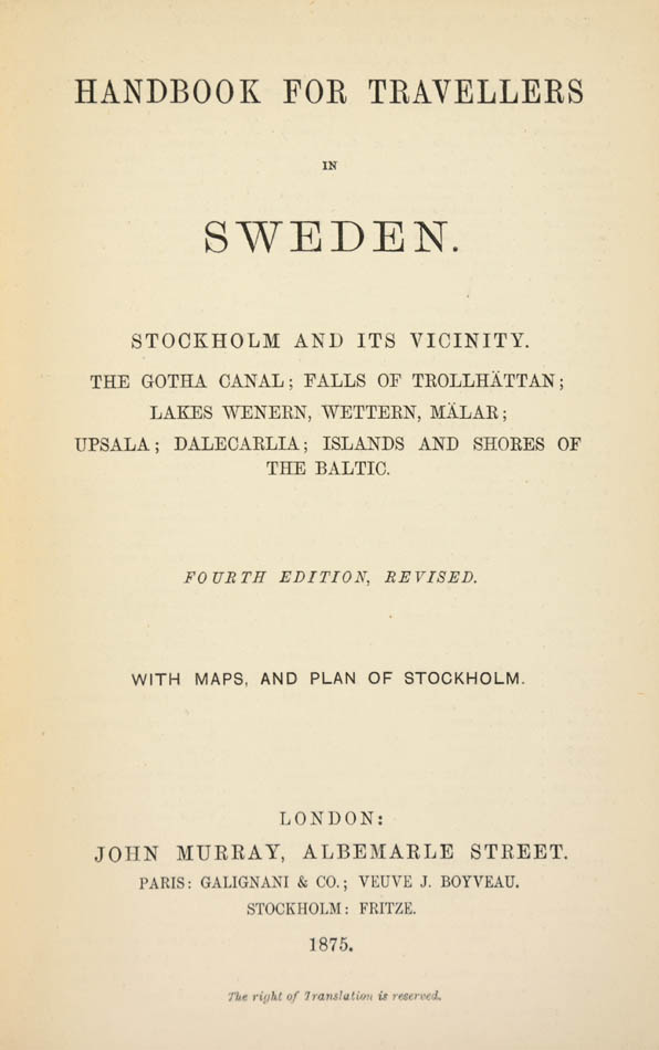 First edition of this title despite having "fourth edition" printed on the title-page