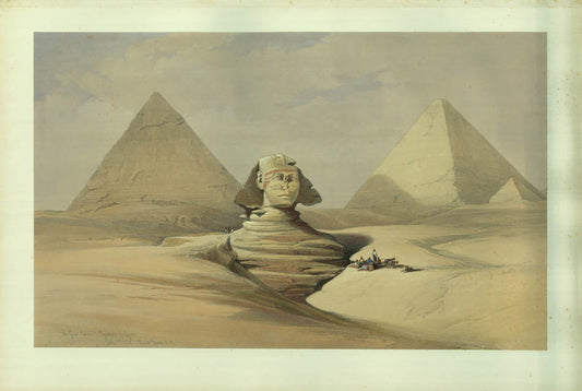 Original hand-coloured lithograph on fine paper mounted on card as issued from the subscription edition of Roberts' Egypt and Nubia.