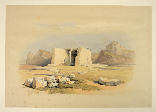 Original hand-coloured lithograph on fine paper mounted on card as issued from the subscription edition of Roberts' Egypt and Nubia.