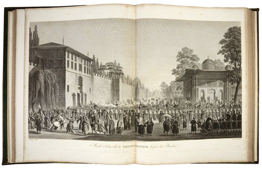 A finely bound example of the first edition of the grandest book of engraved views of Constantinople