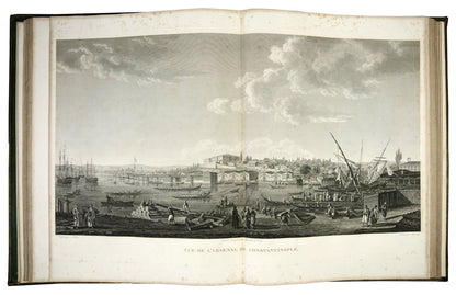 A finely bound example of the first edition of the grandest book of engraved views of Constantinople
