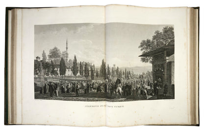 A finely bound example of the first edition of the grandest book of engraved views of Constantinople