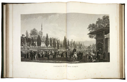 A finely bound example of the first edition of the grandest book of engraved views of Constantinople