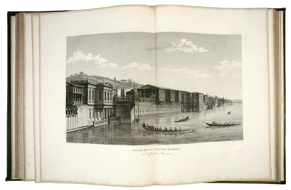 A finely bound example of the first edition of the grandest book of engraved views of Constantinople