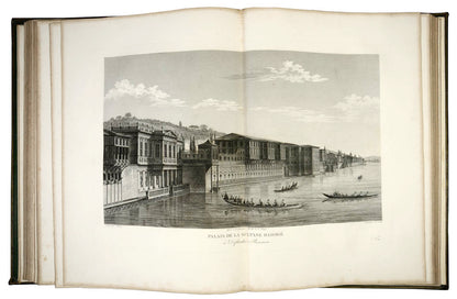 A finely bound example of the first edition of the grandest book of engraved views of Constantinople