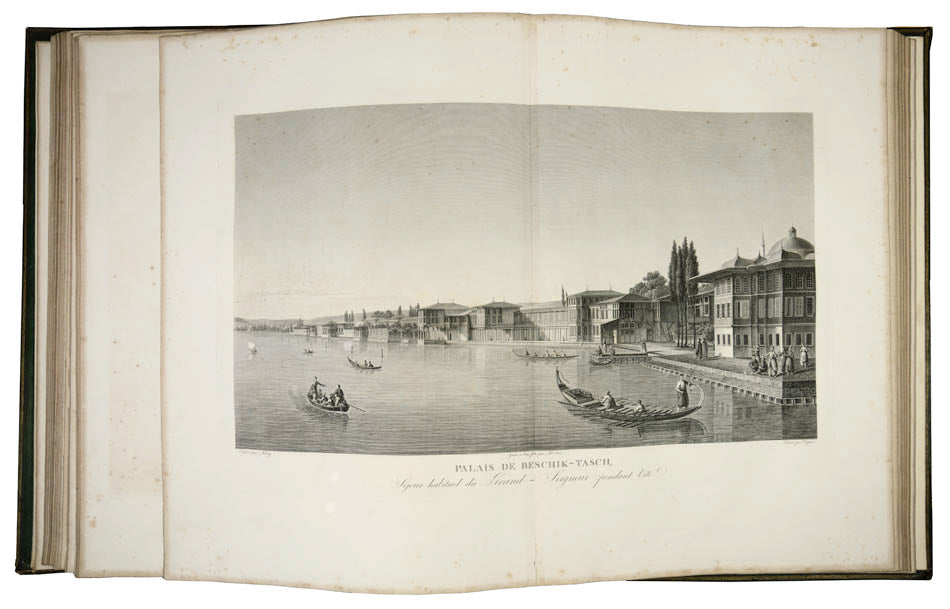 A finely bound example of the first edition of the grandest book of engraved views of Constantinople