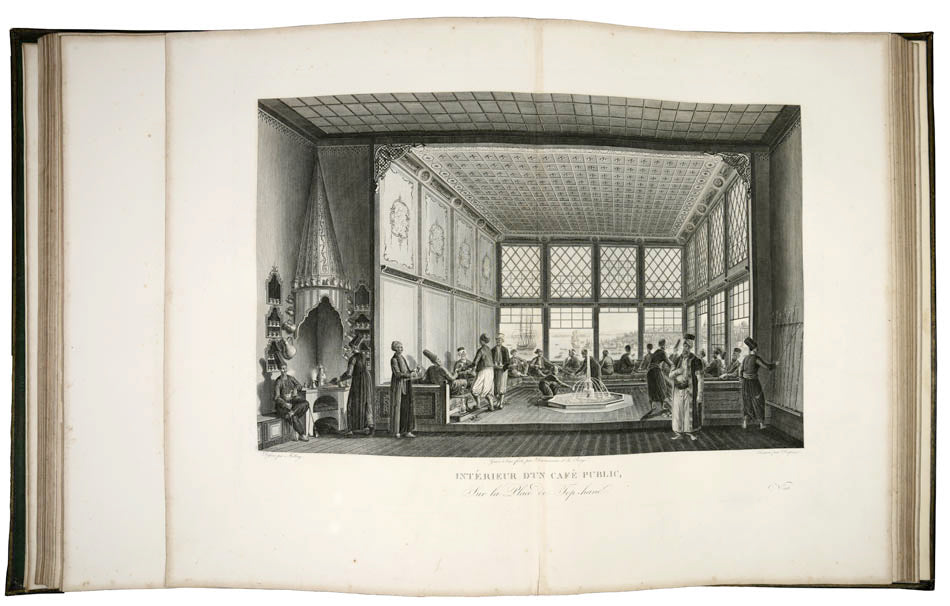 A finely bound example of the first edition of the grandest book of engraved views of Constantinople