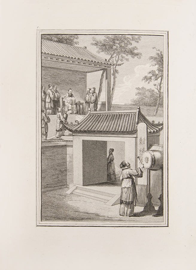First edition of Isidore Helman's Faits Memorables des Empereurs de la Chin, a much celebrated French production of the Dijian Tushuo or 'The Emperor's Mirror'. 