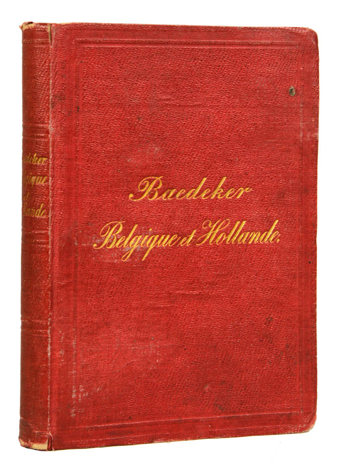 Scarce early second edition of Baedeker's Belgique et Hollande.