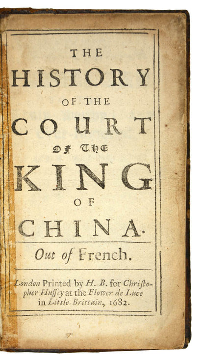 survey of the Chinese court, which supposedly he based on the narrative of a Jesuit who had travelled in the country