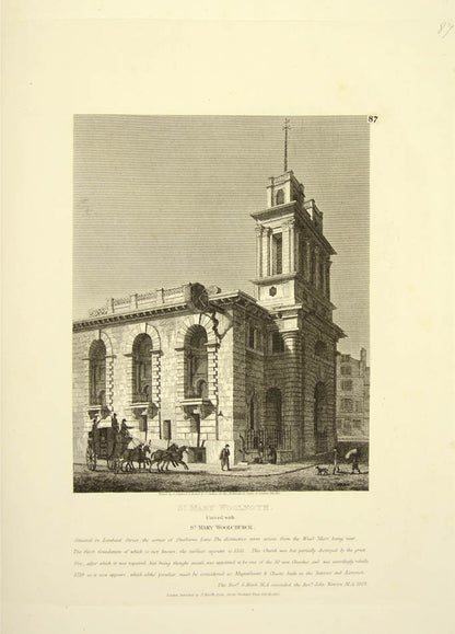 first artistically competent & exhaustive illustration of the golden age of London church building, one of a few large paper proof copies