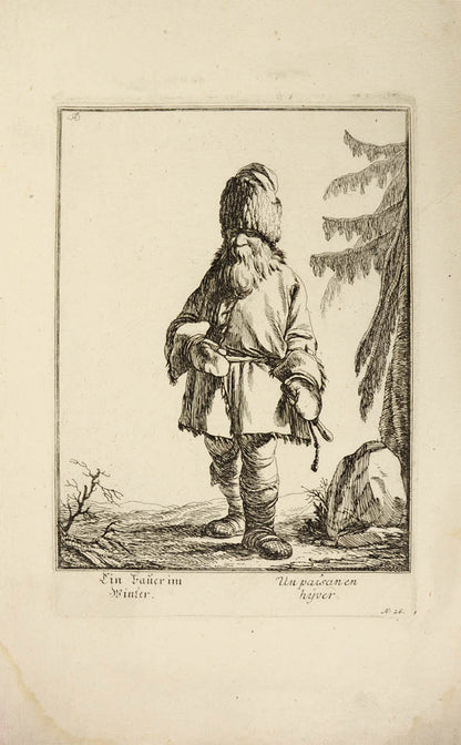 extremely rare work on russian costumes and the cries of st petersburg, masterly drawn by a contemporary of le prince 