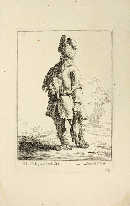 extremely rare work on russian costumes and the cries of st petersburg, masterly drawn by a contemporary of le prince 