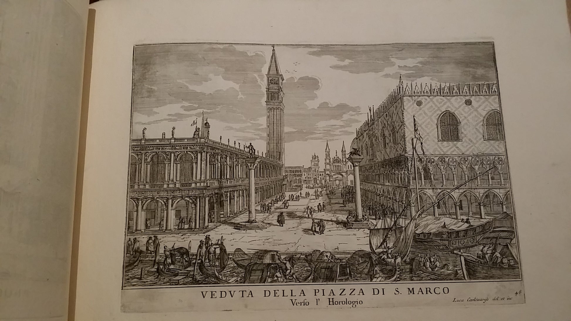 Best work by first distinguished painter of Venetian Vedute and one of the earliest practitioners of this painting type. 103 etched views by Carlevaris.