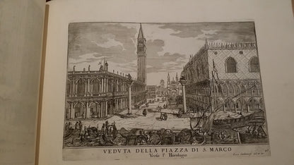 Best work by first distinguished painter of Venetian Vedute and one of the earliest practitioners of this painting type. 103 etched views by Carlevaris.