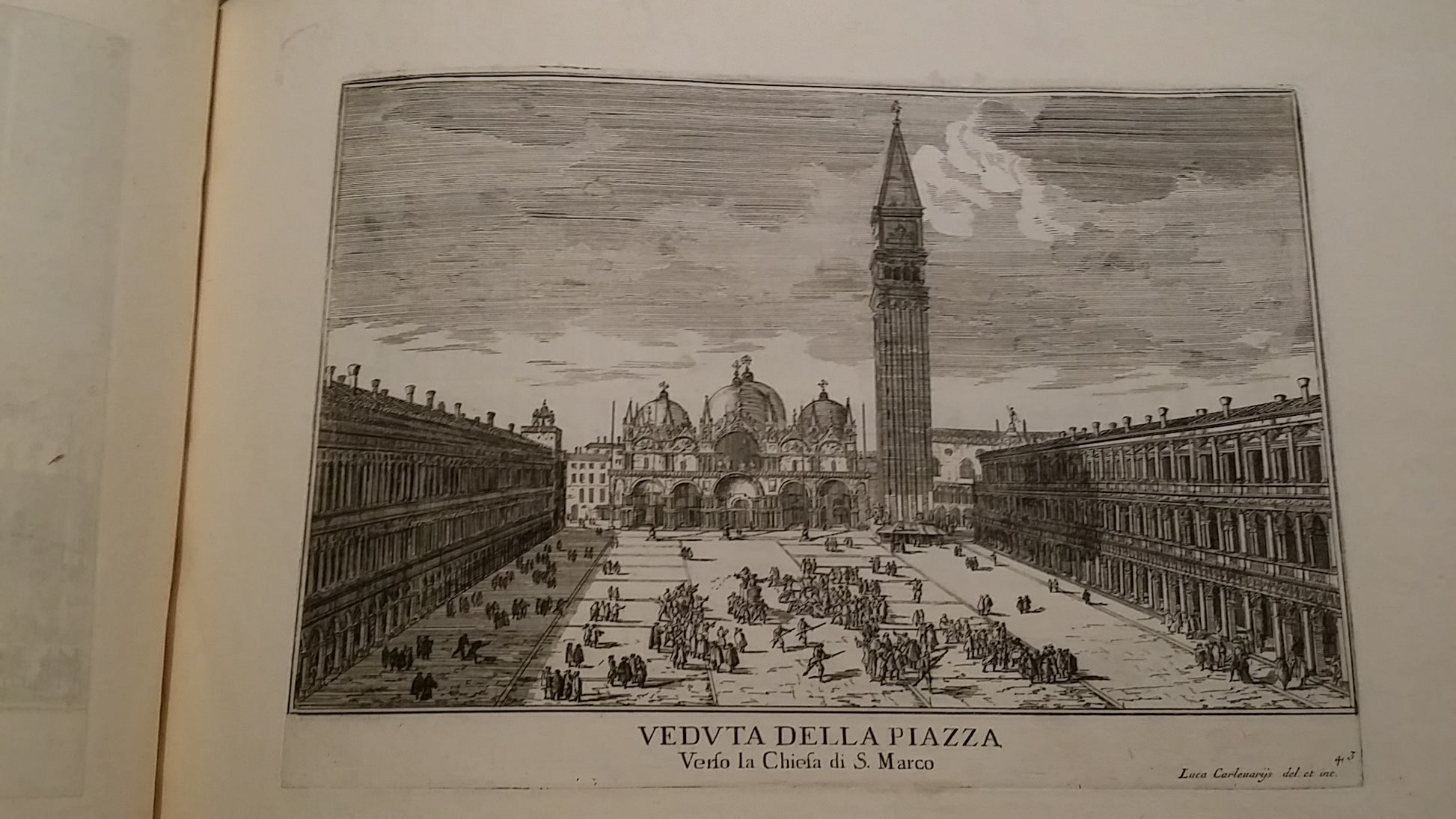 Best work by first distinguished painter of Venetian Vedute and one of the earliest practitioners of this painting type. 103 etched views by Carlevaris.
