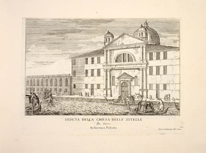 Best work by first distinguished painter of Venetian Vedute and one of the earliest practitioners of this painting type. 103 etched views by Carlevaris.