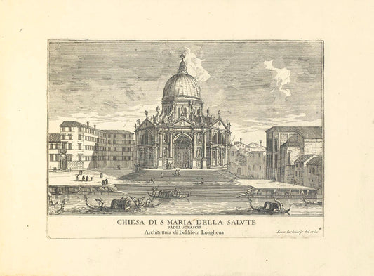 Best work by first distinguished painter of Venetian Vedute and one of the earliest practitioners of this painting type. 103 etched views by Carlevaris.